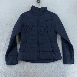 North Face Jacket Womens Small Navy Blue Insulated‎ Full Zip Lightweight Outdoor